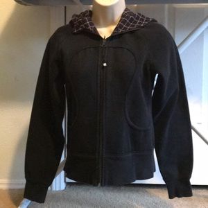 Lululemon reversible thick hoodie black s or xs